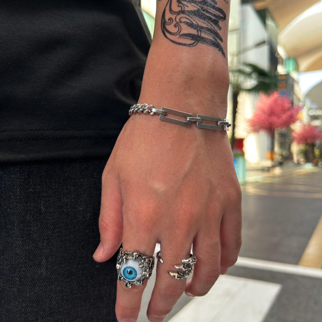 Hot sale stainless steel chain bracelet for men