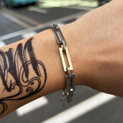 Hot sale stainless steel chain bracelet for men