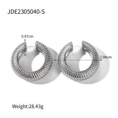 18KG chunky stainless steel ear cuff