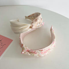 Korean fashion floral knotted headband