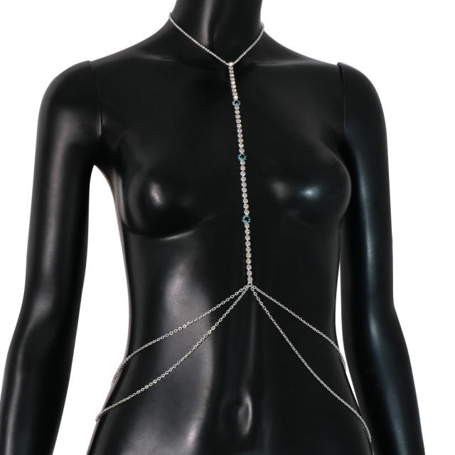 Sexy diamond rhinestone bodychain