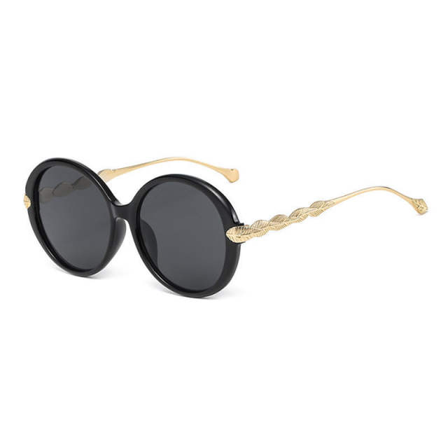 Occident fashion round shape sunglasses
