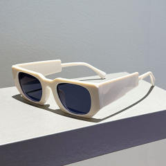 Occident fashion personality colorful frame sunglasses