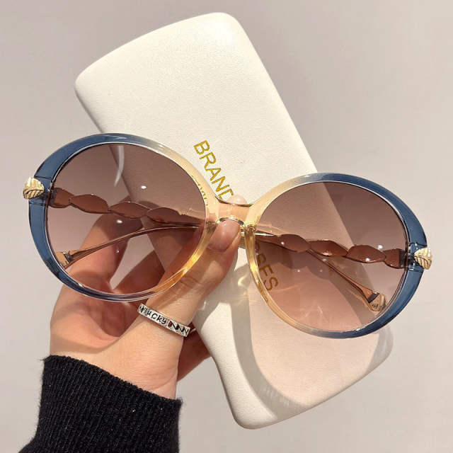 Occident fashion round shape sunglasses