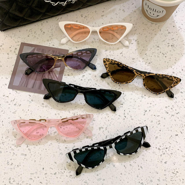 Personality cat eye shape sunglasses
