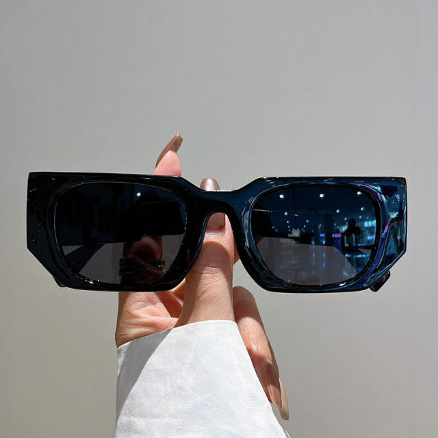 Occident fashion personality colorful frame sunglasses