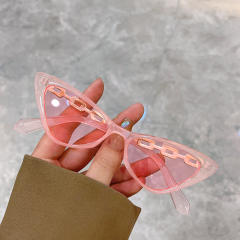 Personality cat eye shape sunglasses