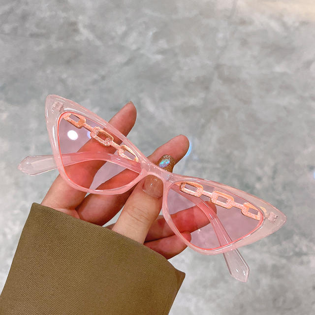 Personality cat eye shape sunglasses