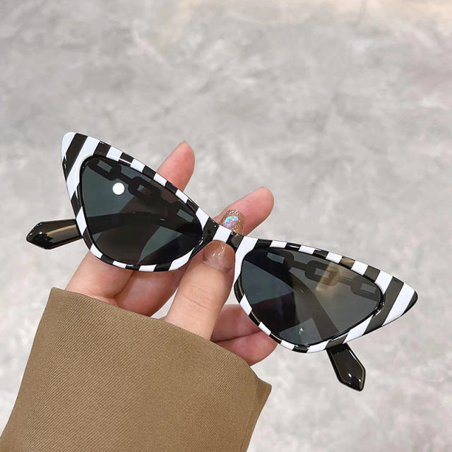 Personality cat eye shape sunglasses