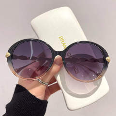 Occident fashion round shape sunglasses