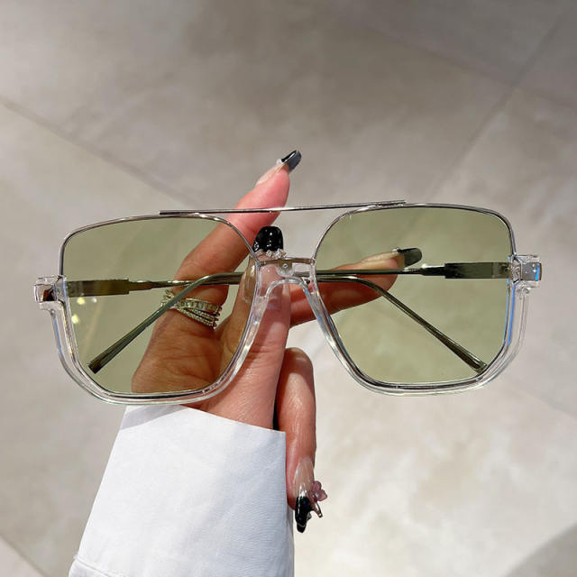 Korean fashion square frame sunglasses
