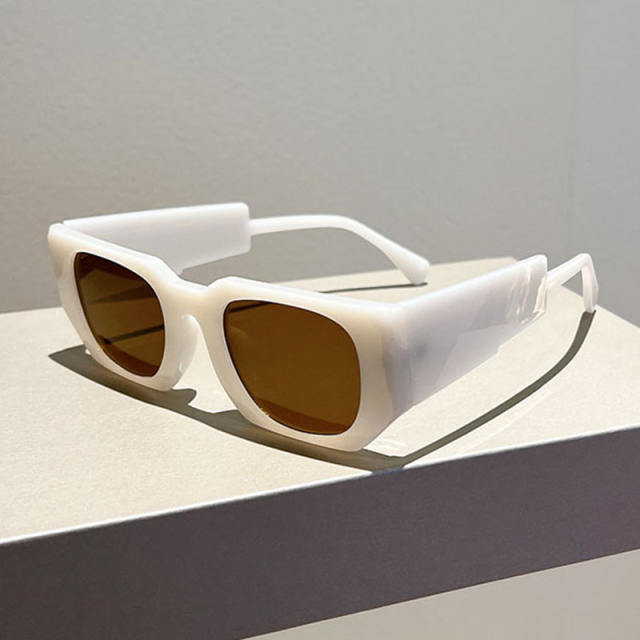 Occident fashion personality colorful frame sunglasses