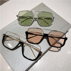 Korean fashion square frame sunglasses