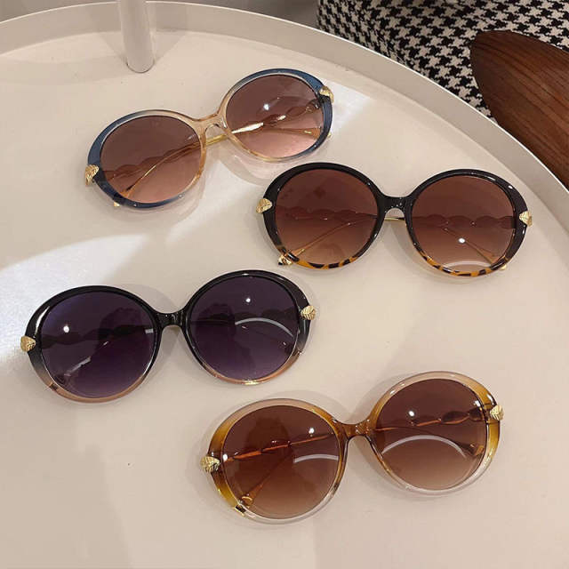 Occident fashion round shape sunglasses