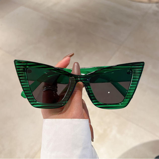 Vintage large shape cat eye sunglasses