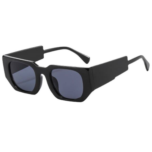 Occident fashion personality colorful frame sunglasses