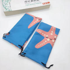Color pattern glasses case