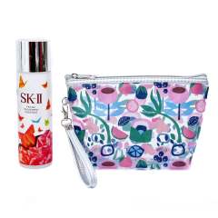 INS trend color printing butterfly clear cosmetic bag wash bag
