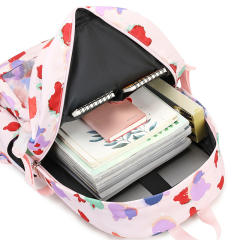 Fashionable pattern school bag lunch bag set