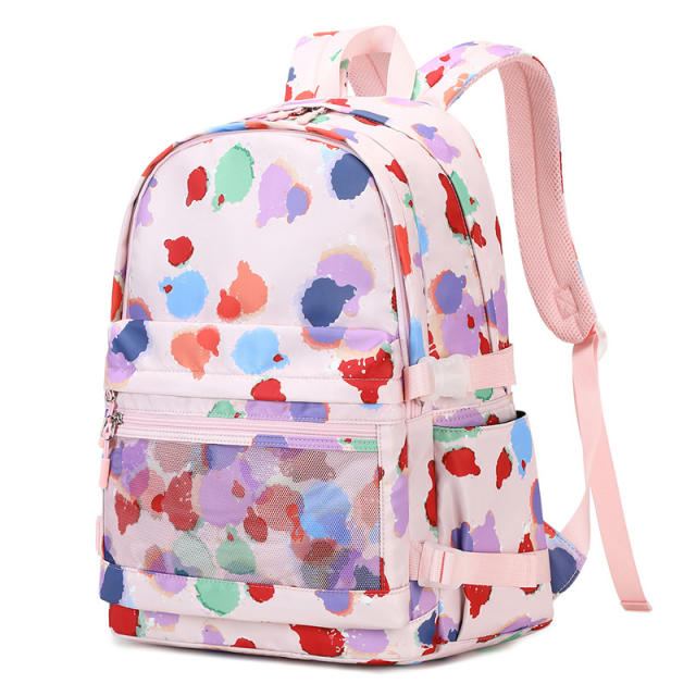 Fashionable pattern school bag lunch bag set