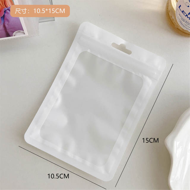 Hot sale laser Macaroon color plastic bag