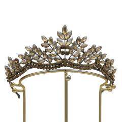 Luxury baroque crystal crown