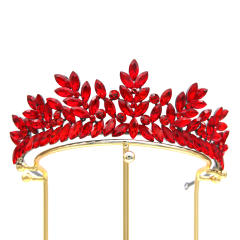 Baroque new design color crystal crown