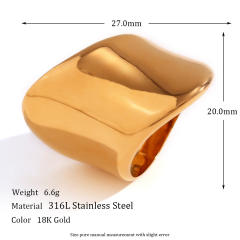 18KG chunky stainless steel rings