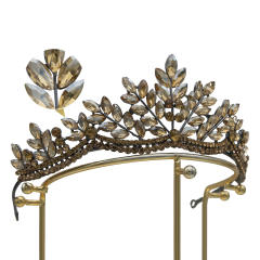 Luxury baroque crystal crown
