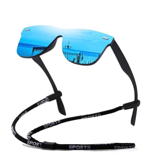 Occident fashion colorful one piece sport cycling drive glasses