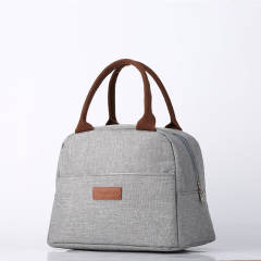 Occident fashion colorful pattern handle lunch bag