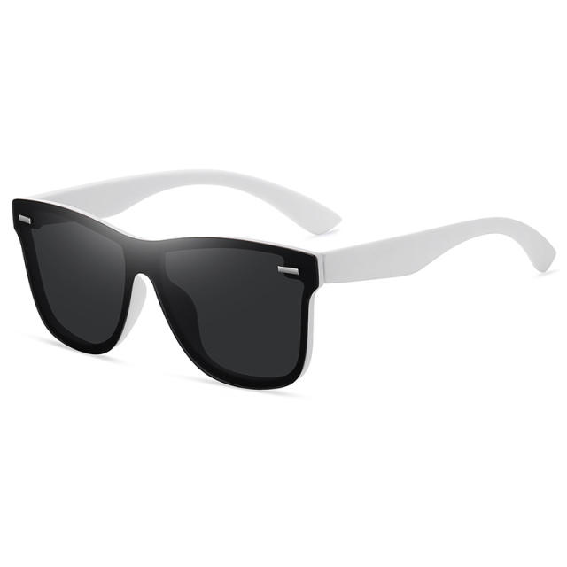 Occident fashion colorful one piece sport cycling drive glasses