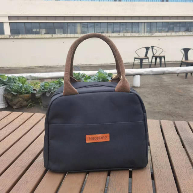 Occident fashion colorful pattern handle lunch bag