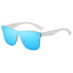 Occident fashion colorful one piece sport cycling drive glasses