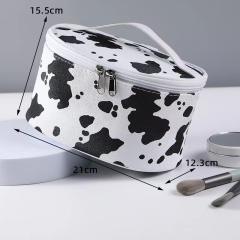 Vintage leopard zebra pattern wash bag cosmetic bag