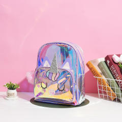 Cartoon kids unicorn laser backpack