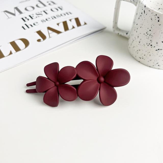 Korean fashion elegant flower hair claw clips