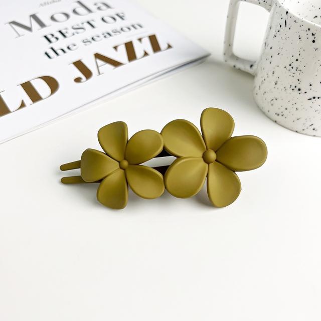 Korean fashion elegant flower hair claw clips