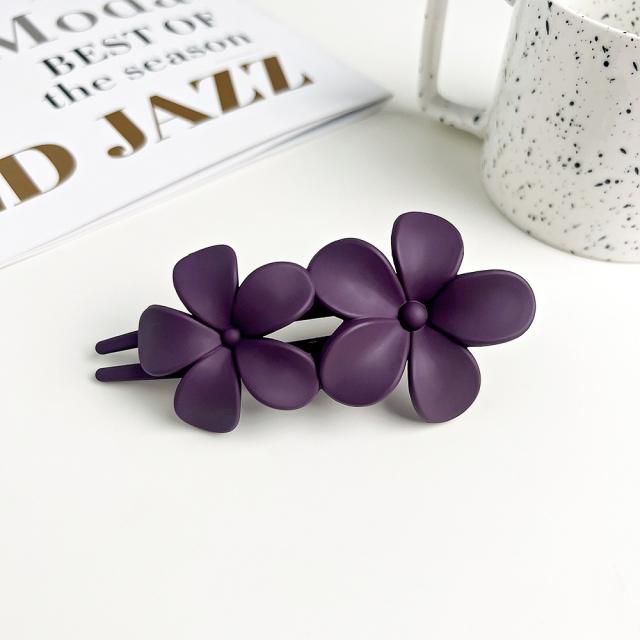 Korean fashion elegant flower hair claw clips