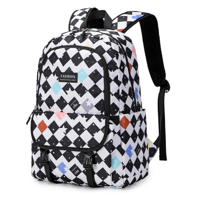 2pcs large storage school backpack lunch bag set
