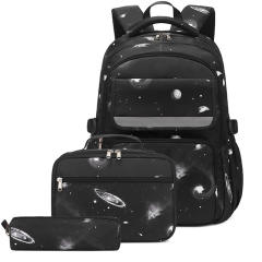 3pcs set boy school bag lunch bag pencil bag
