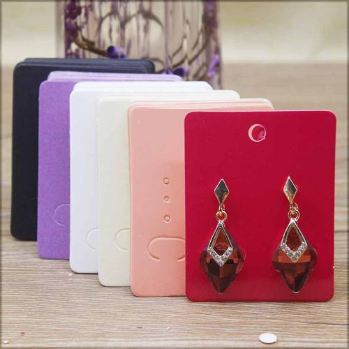 5*6.5cm solid color earring display card 100pcs price