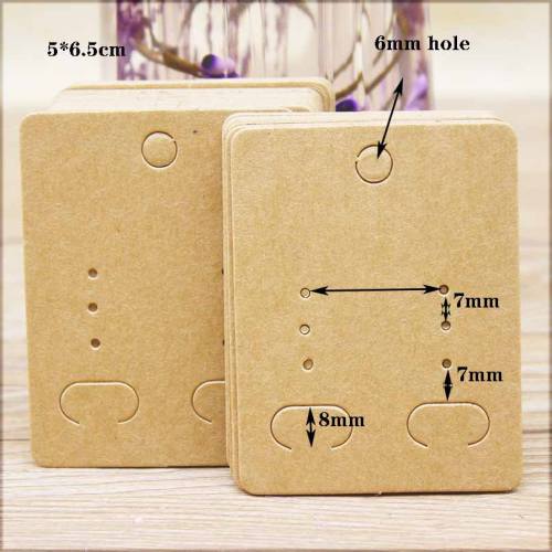 5*6.5cm solid color earring display card 100pcs price