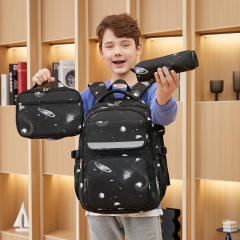 3pcs set boy school bag lunch bag pencil bag
