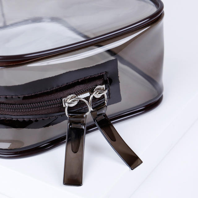 Small size PVC clear wash bag cosmetic bag