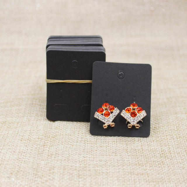 5*4CM colorful kraft earring display card 100pcs