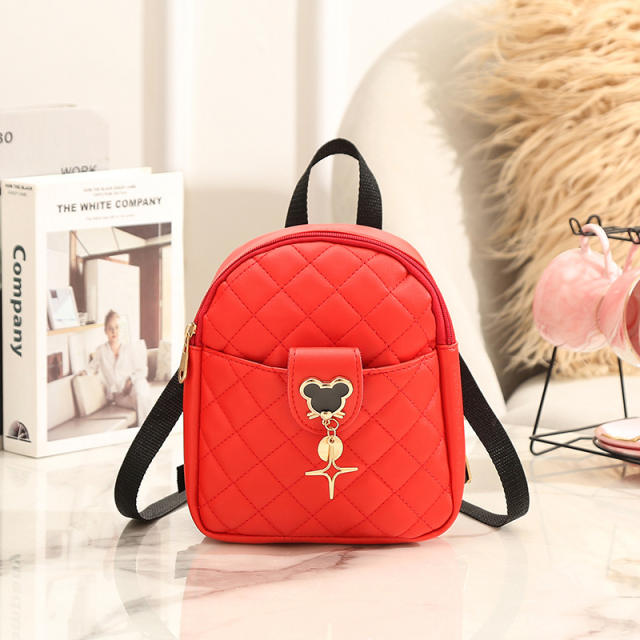 Chic design cute PU leather backpack