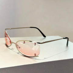 Y2K hollow out oval shape sunglasses