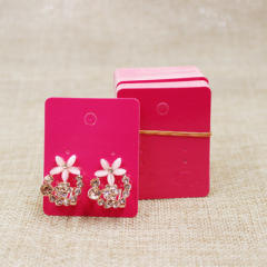 5*4CM colorful kraft earring display card 100pcs
