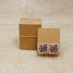 5*4CM colorful kraft earring display card 100pcs